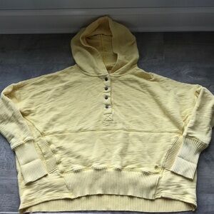 Free People Movement Hooded Henley Pullover